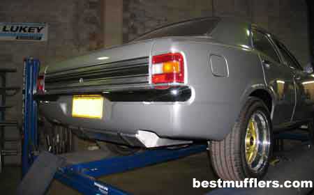 Ford Cortina custom exhaust system