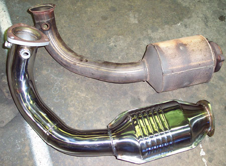 Lotus Turbo Espirt Catalytic  and  Engine Pipe 3