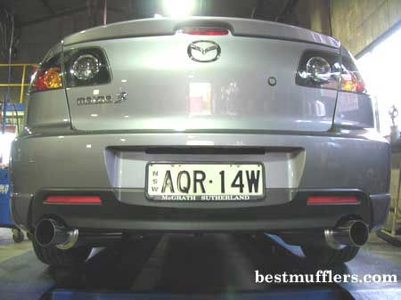 Twin Rear Mufflers Available