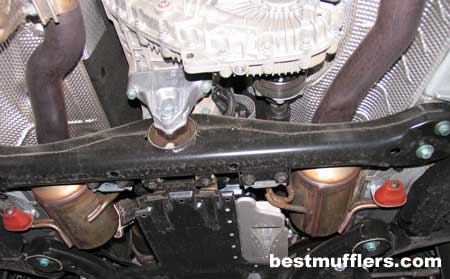 this air duct is to keep the exhaust rubber cool