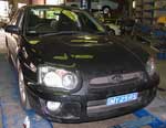 Subaru Impressa  2.5ltr dyno results