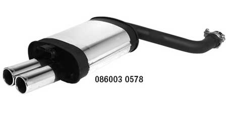 BMW 530I Remus muffler
