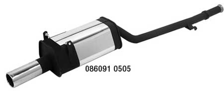 Bmw 320i & 323i remus single tip option