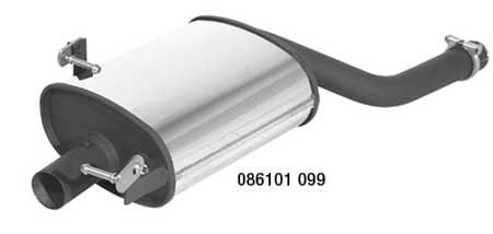 BMW 325TI Remus muffler