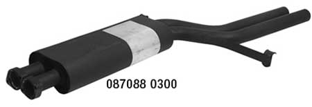 Bmw 525I Remus front muffler