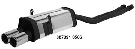 BMW 325I E36 Reremus muffler