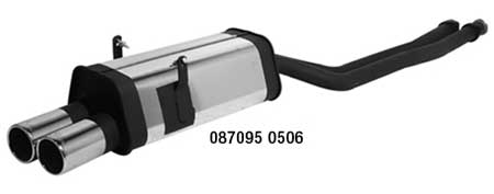 Bmw 328i E36 Remus muffler option 1