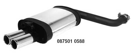Bmw 523i-525i-528i &530i  Remus muffler option 2