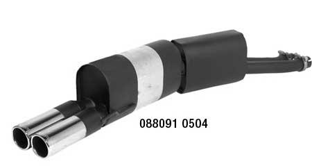 Bmw 525I Remus twin tip muffler option 1