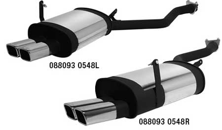 Bmw 730i-730il-735i &740i  Remus mufflers option 1