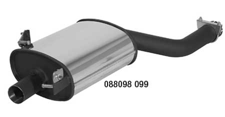 BMW 325TI Remus muffler