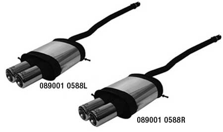 Bmw X5 diesel Remus mufflers
