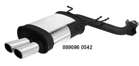 BMW 535i & 540i Remus muffler
