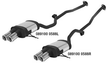 Bmw X5 petrol Remus mufflers