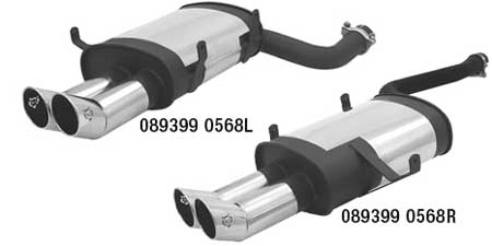 Bmw M5 E39 Remus mufflers option 2