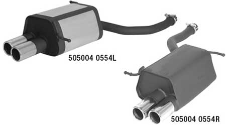 Mercedes SLK200 Cabrio remus mufflers