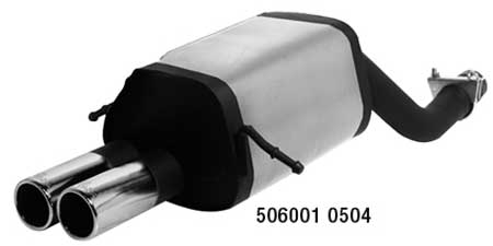 Mercedes C230 Remus muffler