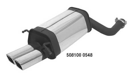 Mercedees C320 Remus muffler