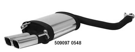 Mercedes C Class Remus muffler