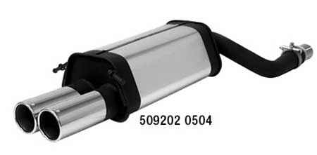Mercedes CLK320 Remus muffler