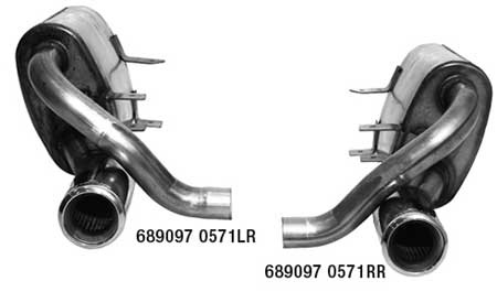 Porsche Carrera Remus Muffler
