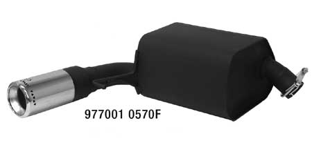 Volvo S60 Remus muffler