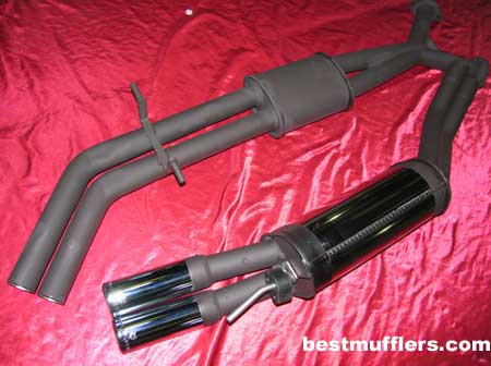 Twin 80mm tips